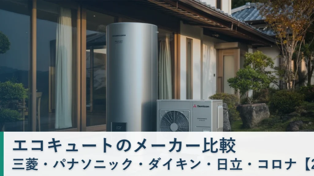 エコキュートのメーカー比較 三菱・パナソニック・ダイキン・日立・コロナの特徴と選び方 省エネ住宅ナビ