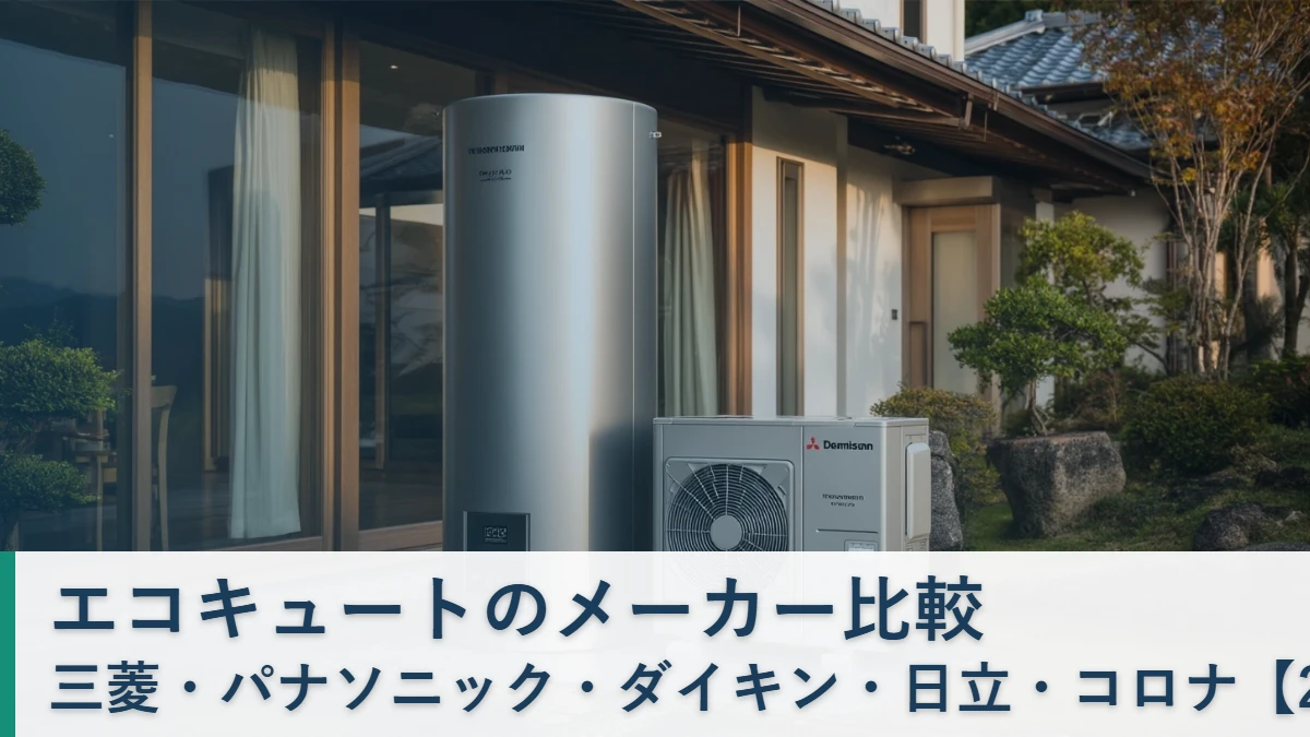 エコキュートのメーカー比較 三菱・パナソニック・ダイキン・日立・コロナの特徴と選び方 省エネ住宅ナビ