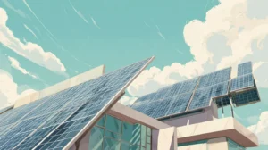 戸建て住宅の外観イラスト(外壁塗装のイメージ)
