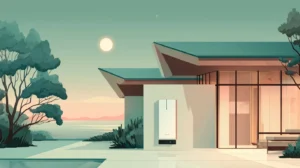 神奈川県の住宅太陽光・蓄電池のイメージイラスト