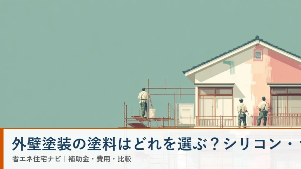 外壁塗装の塗料はどれを選ぶ？シリコン・ラ(省エネ住宅ナビ)
