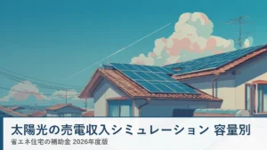 太陽光の売電収入シミュレーション 容量別 3・4・5・6・10kW 省エネ住宅ナビ