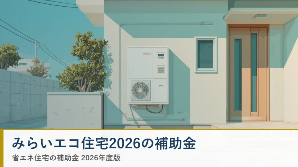 みらいエコ住宅2026の補助金 省エネ住宅ナビ