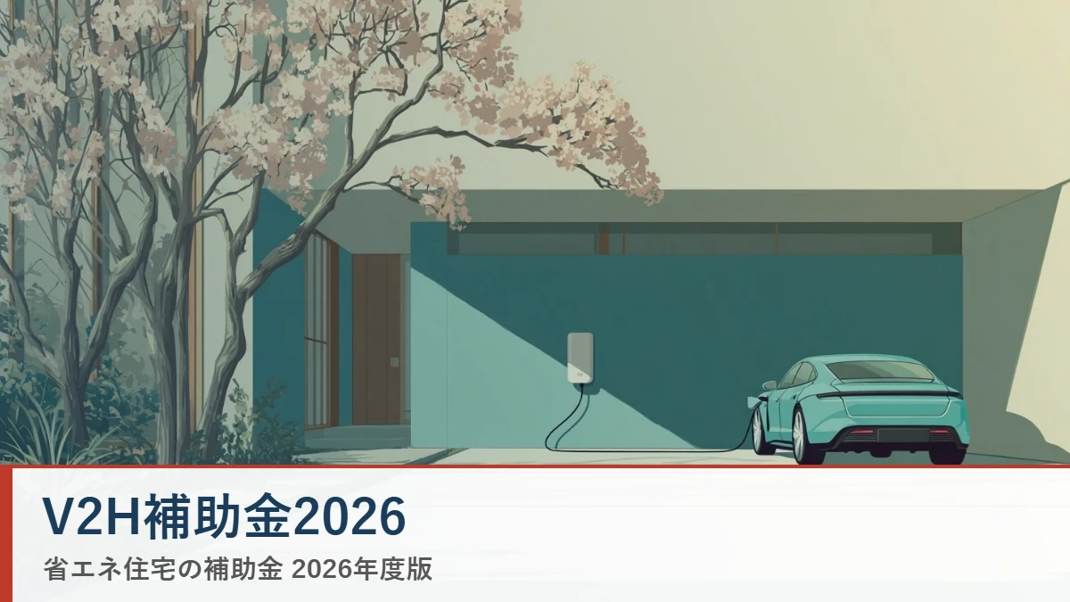V2H補助金2026 省エネ住宅ナビ