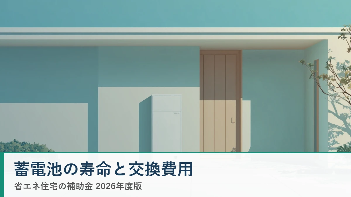 蓄電池の寿命と交換費用 省エネ住宅ナビ