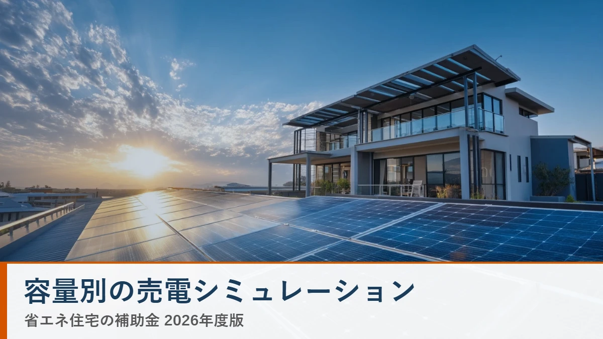 容量別の売電シミュレーション 省エネ住宅ナビ
