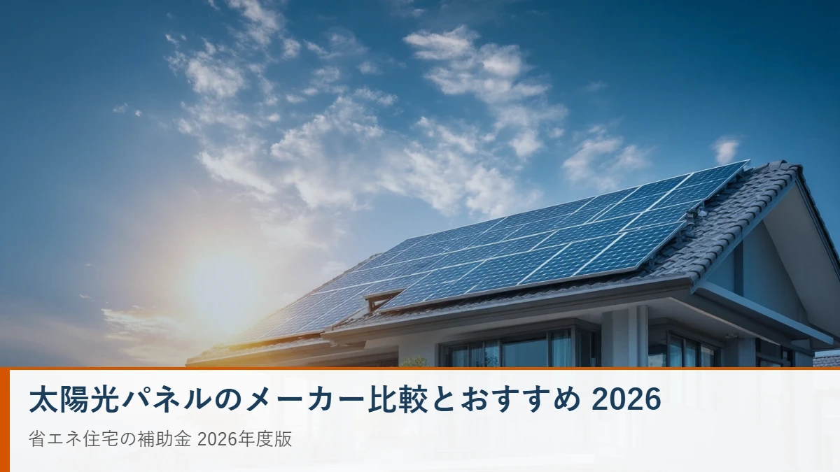 太陽光パネル メーカー比較 2026 変換効率・保証・価格