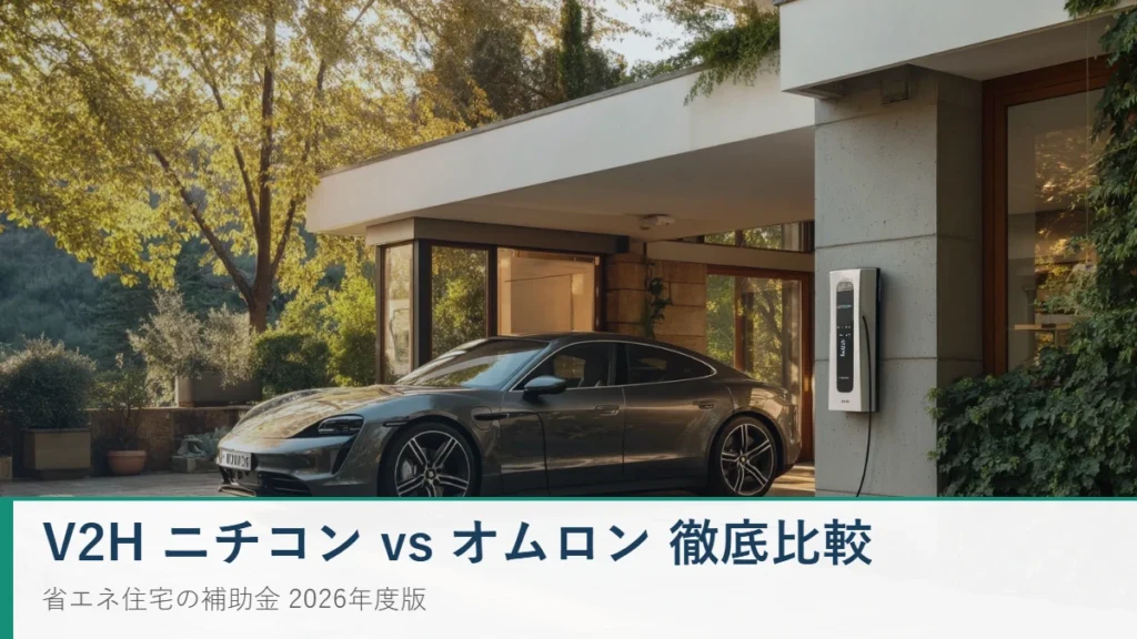 V2H ニチコンとオムロンの徹底比較