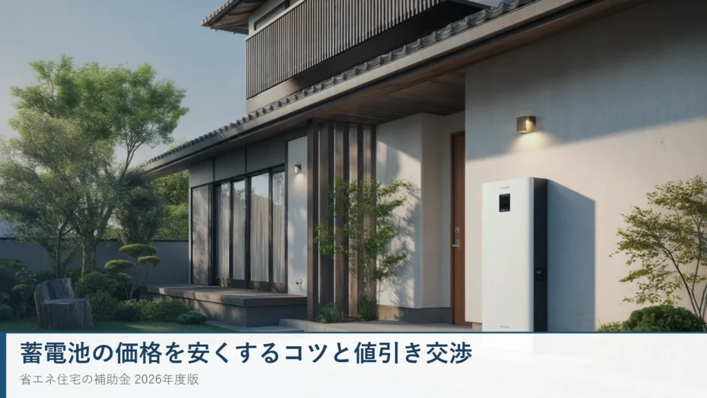 蓄電池の価格を安くするコツと値引き交渉の進め方のタイトル画像