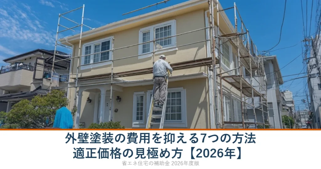 外壁塗装の費用を抑える方法と適正価格の見極め方（外壁塗装工事の写真）