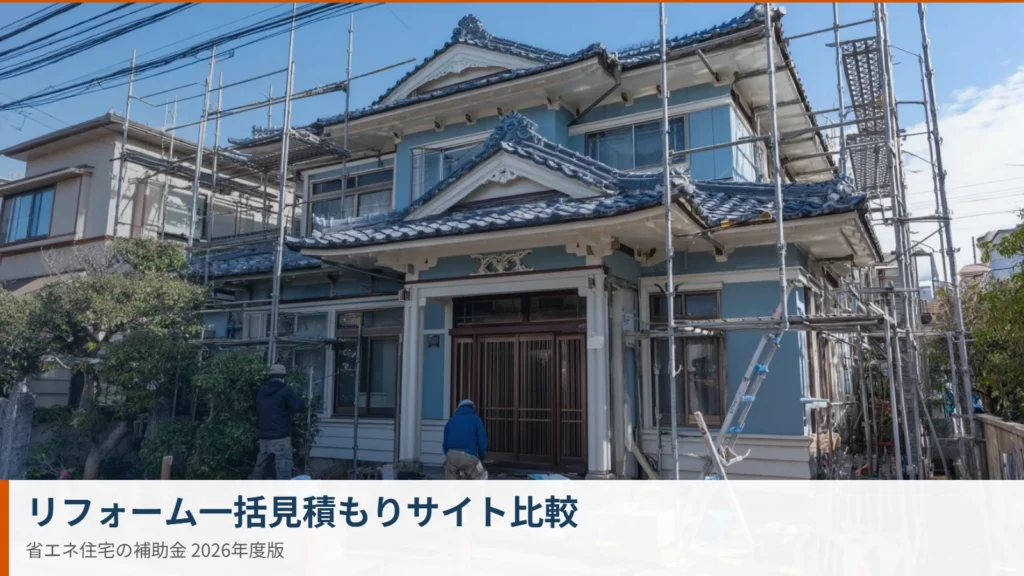 リフォーム一括見積もりサイトの比較