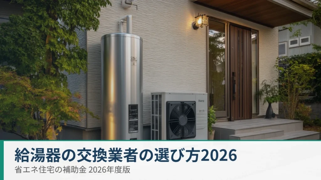 給湯器・エコキュートの交換業者の選び方と相見積もりのコツを解説するアイキャッチ画像