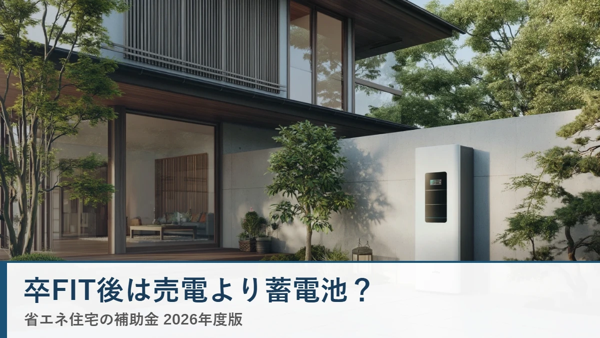卒FIT後は売電より蓄電池？ 省エネ住宅ナビ