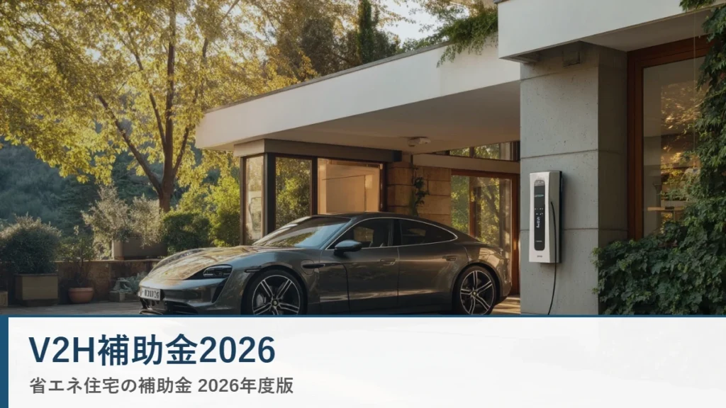 V2H補助金2026 省エネ住宅ナビ