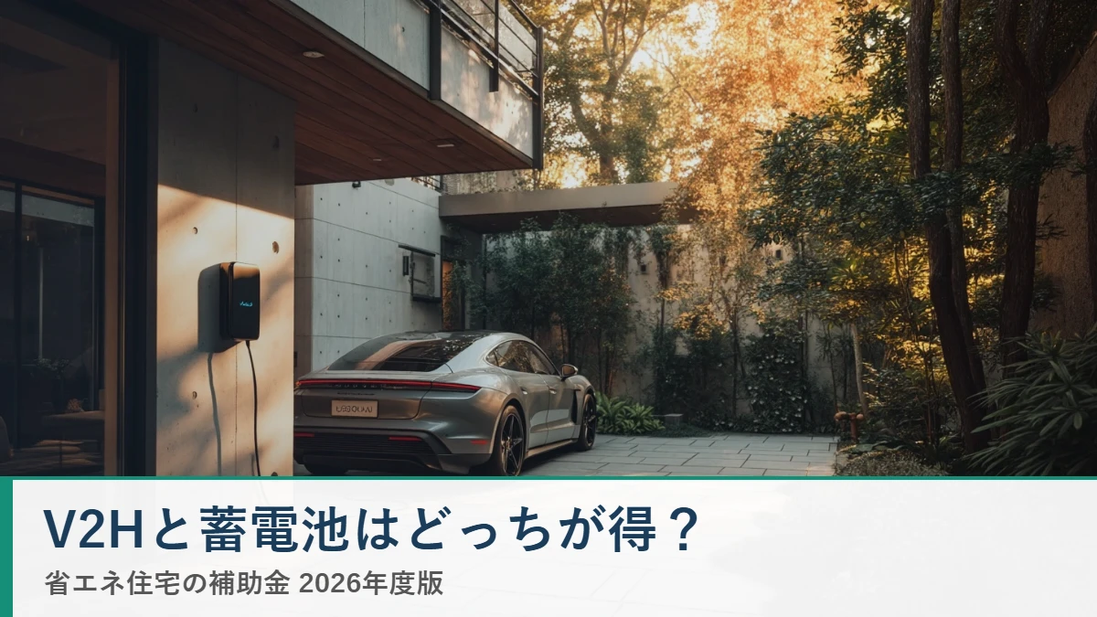 V2Hと蓄電池はどっちが得？ 省エネ住宅ナビ