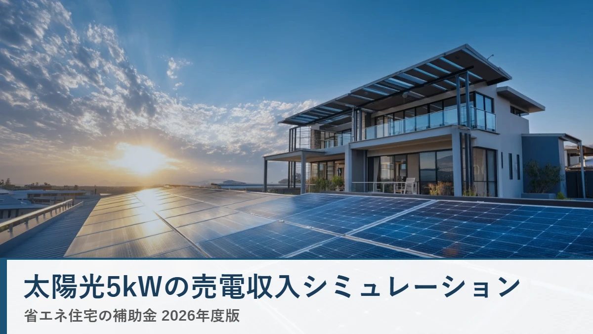 太陽光5kWの売電収入シミュレーション 省エネ住宅ナビ