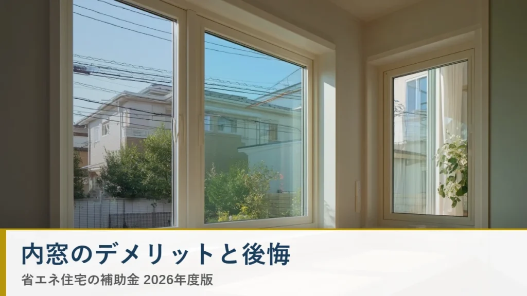 内窓のデメリットと後悔 省エネ住宅ナビ