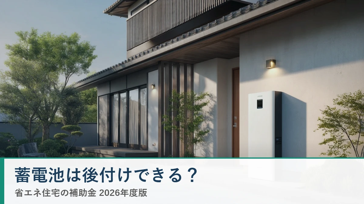 蓄電池は後付けできる？ 省エネ住宅ナビ