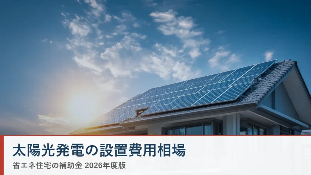 太陽光発電の設置費用相場 省エネ住宅ナビ