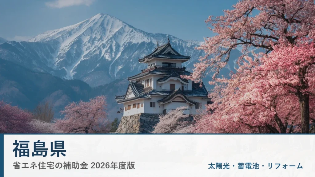 福島県の省エネ住宅補助金2026