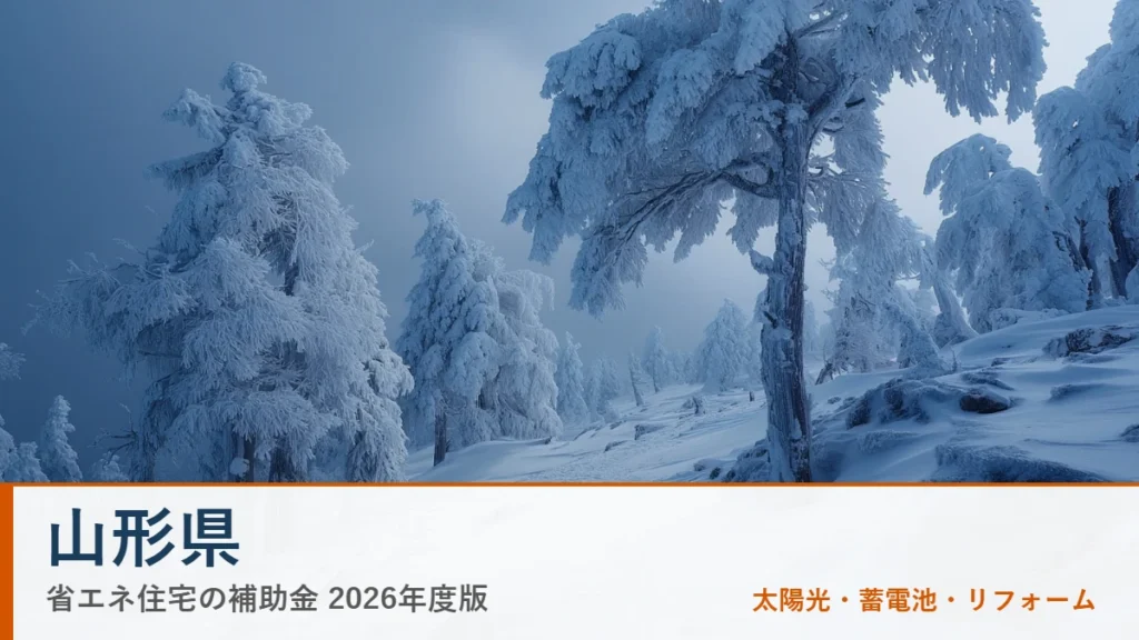 山形県の省エネ住宅補助金2026