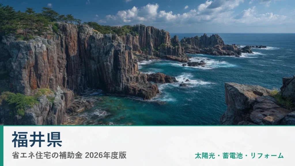 福井県の省エネ住宅補助金2026