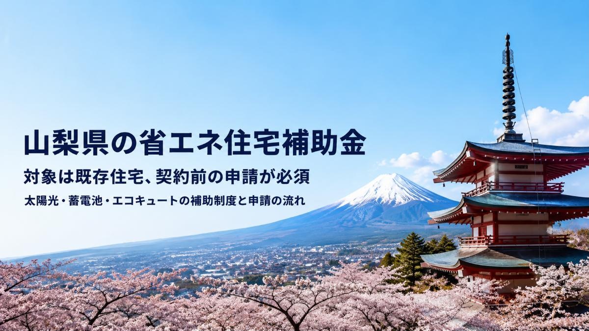 山梨県 富士山と五重塔、桜